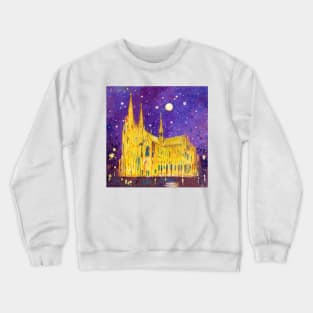 Cologne Cathedral and Sky Full Of Stars Crewneck Sweatshirt